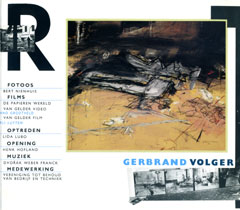 Flyer Kunstproject van Gelder agenda