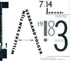 Flyer Kunstpeoject van Gelder