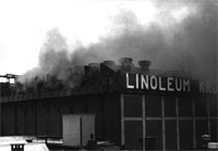 Brand Linoleum Krommenie
