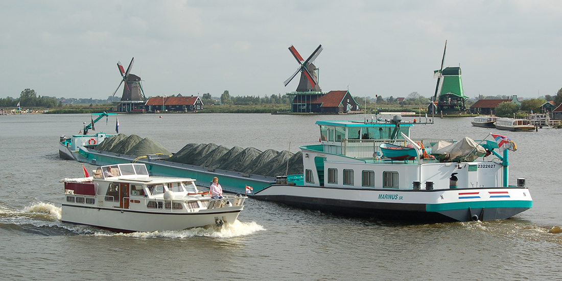 Langs de Zaan - Motorbeunschip Marinus Sr