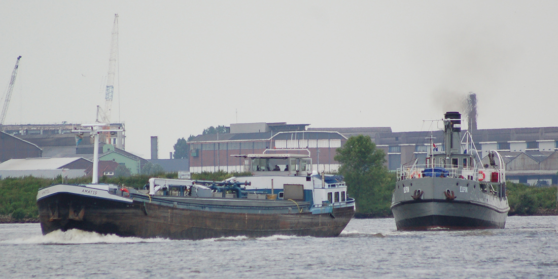 HMS Elfin op de Noord