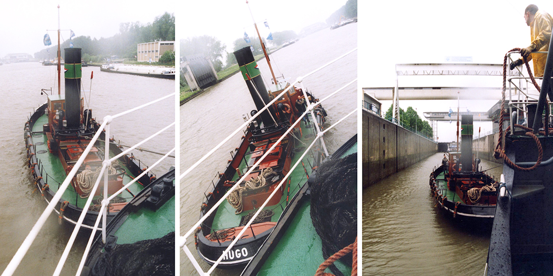 HMS Elfin op het Amsterdam Rijnkanaal